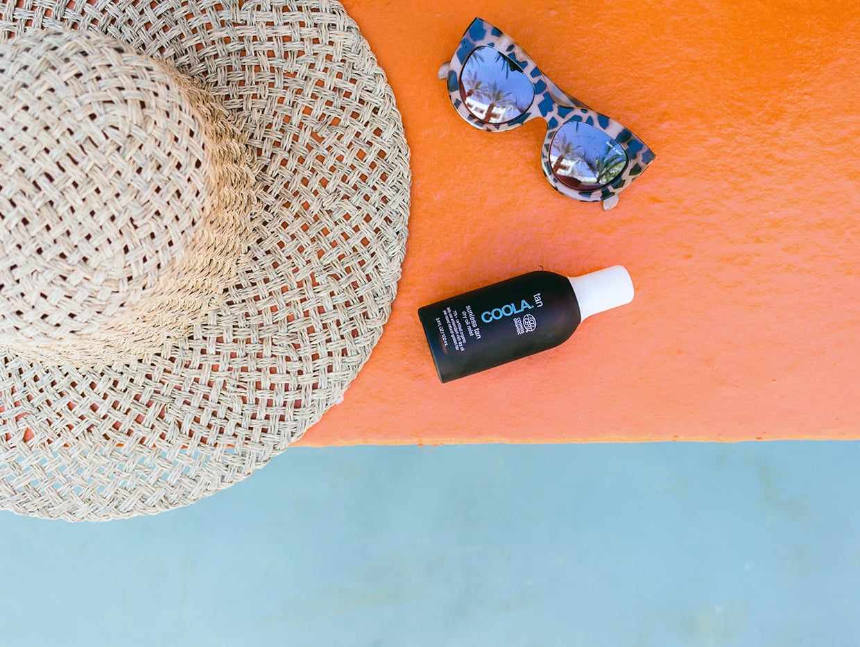 Seek out shade in the sun with a large brim hat